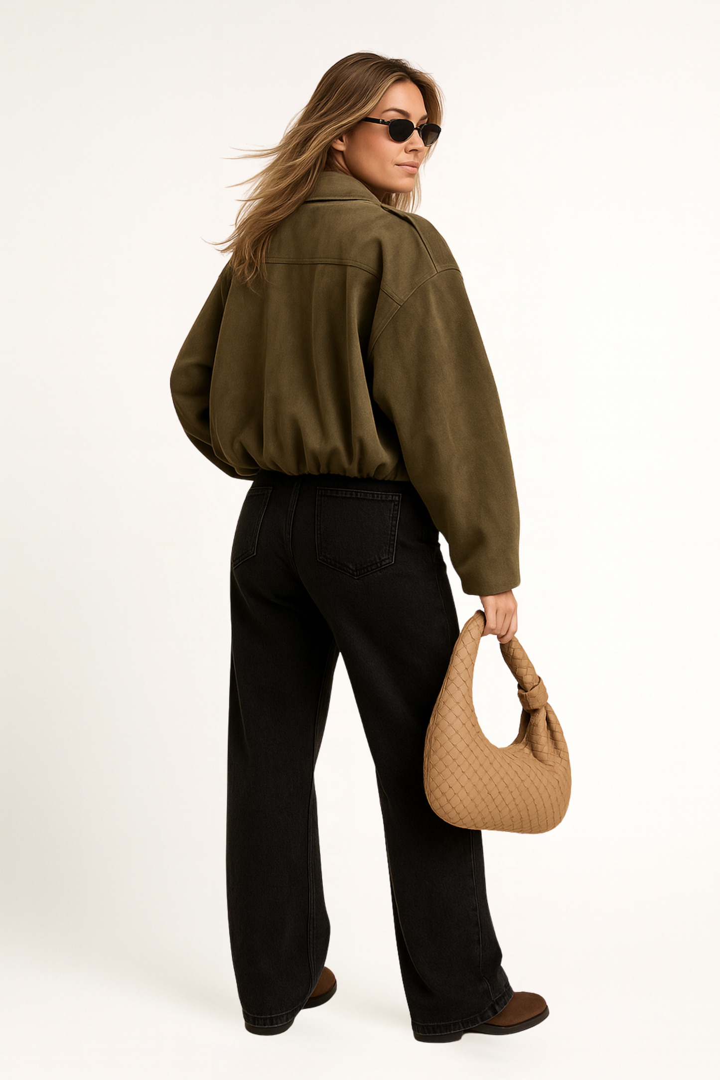 Lea - Damen Jacke mit Kragen und lockerer Passform