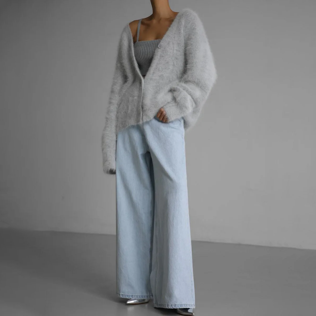 Mara – Kaschmir-Cardigan für Damen mit V-Ausschnitt
