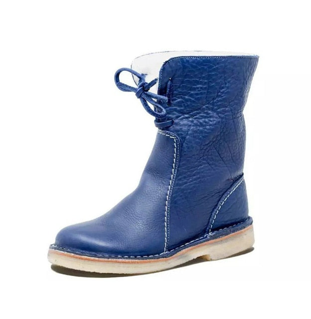 Anna - Damen Lederstiefel mit Fellfutter