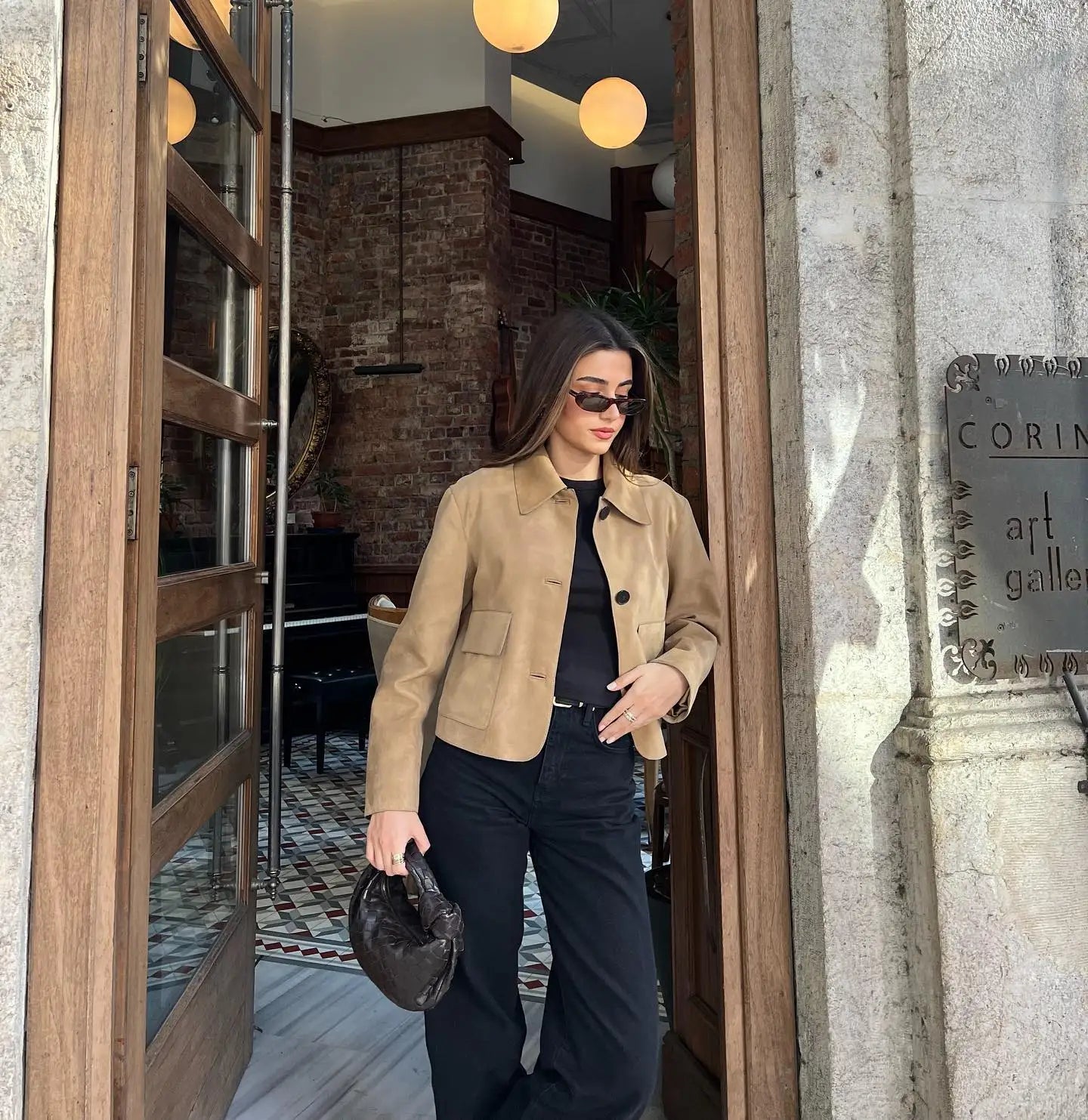 Mona - Damen Kurzjacke mit Knöpfen