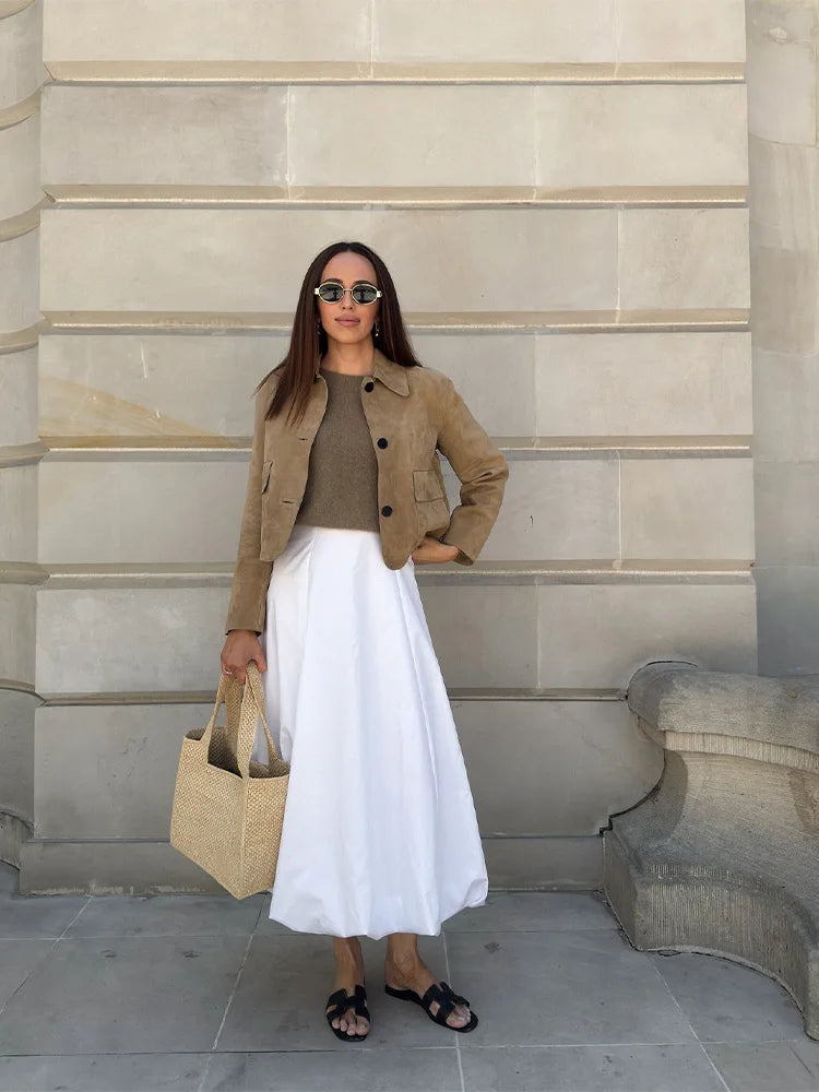 Mona - Damen Kurzjacke mit Knöpfen