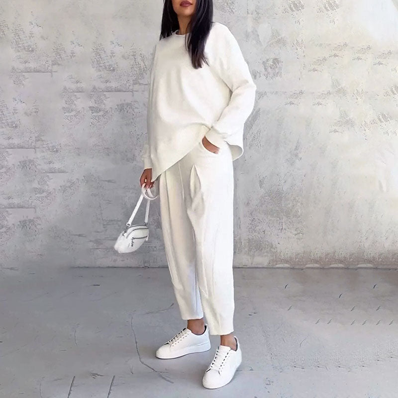 Liora - Damen Zweiteiler mit Langarmshirt und Hose