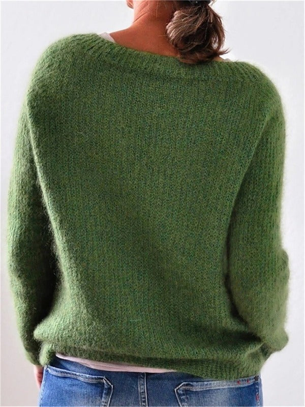 Lia – Kaschmirpullover für Damen mit Rundhalsausschnitt