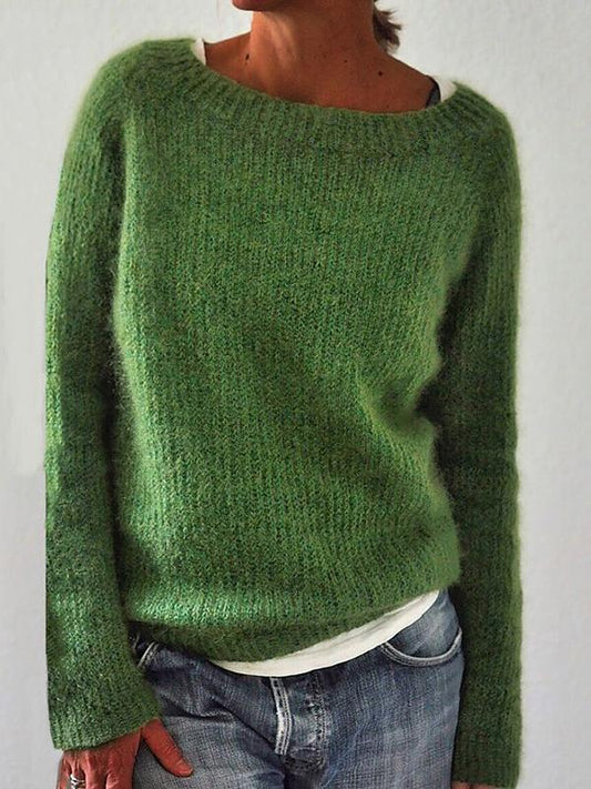 Lia – Kaschmirpullover für Damen mit Rundhalsausschnitt