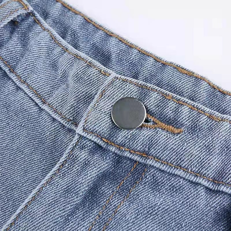 Stella - Damen Jeans mit Stern-Applikationen und Bootcut-Schnitt