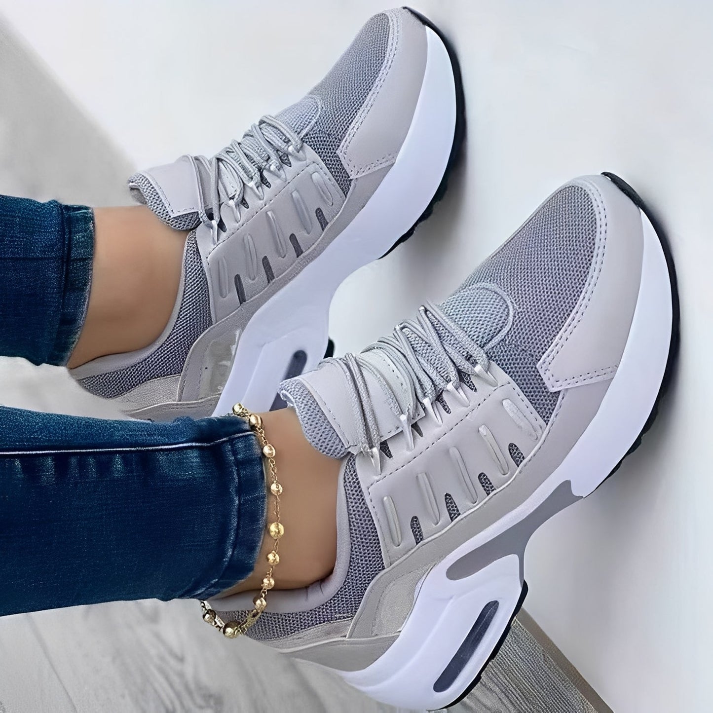 Selina - Damen Sneaker mit Plateau-Sohle