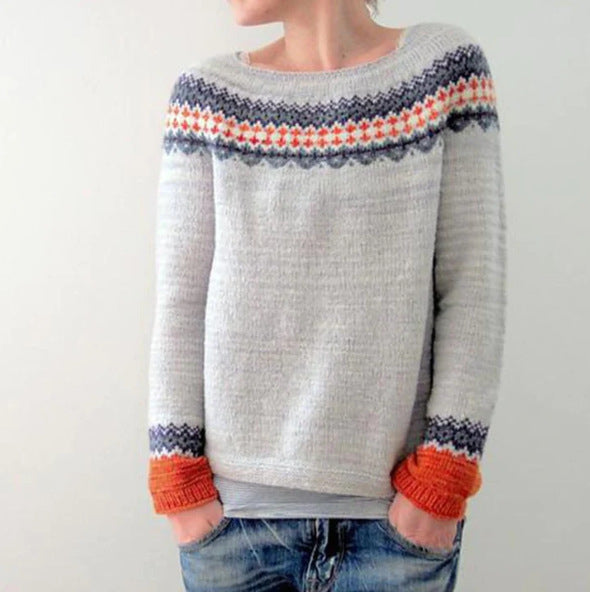 Sylva – Damen Pullover mit Waldmotiv