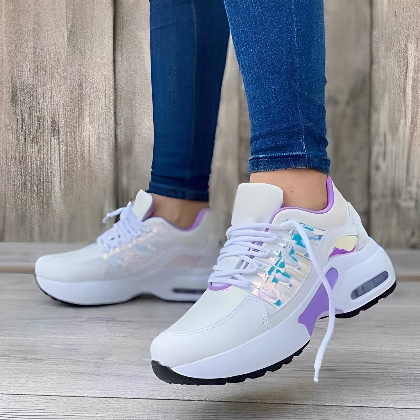 Selina - Damen Sneaker mit Plateau-Sohle