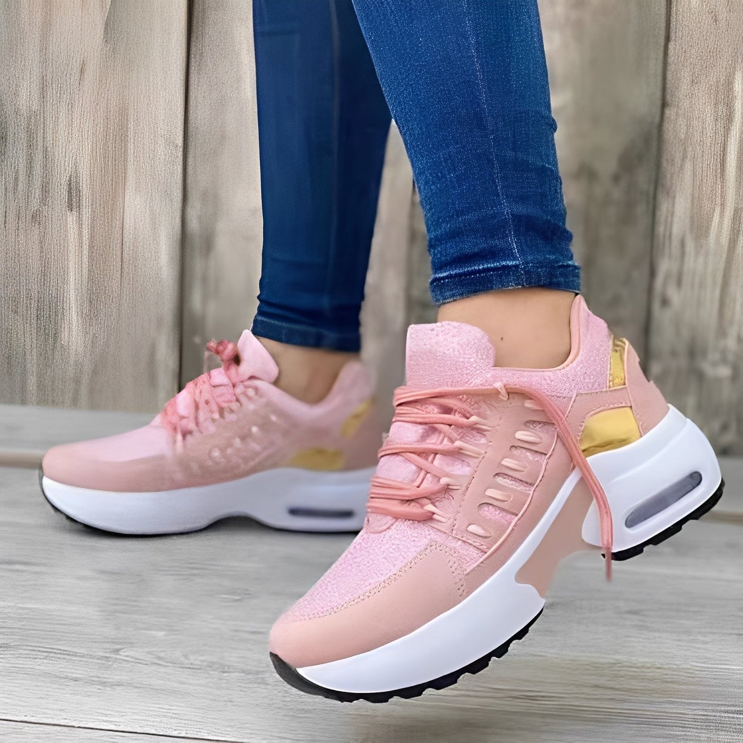 Selina - Damen Sneaker mit Plateau-Sohle