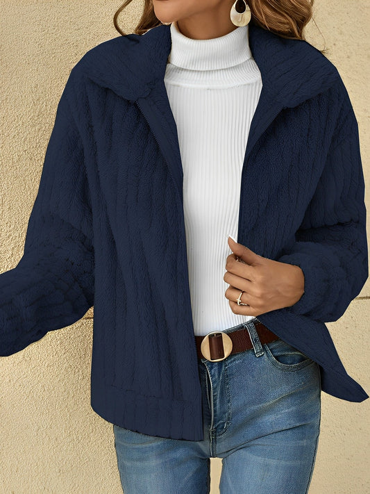 Luna – Damen Teddyfelljacke im modernen, gemütlichen Design