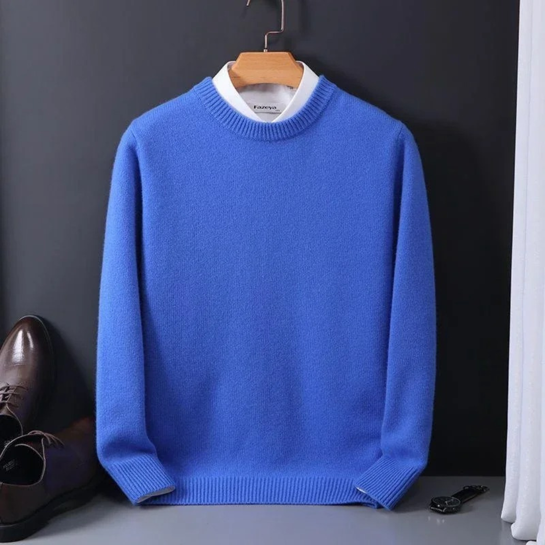 Jonas - Herren Strickpullover mit Rundhalsausschnitt