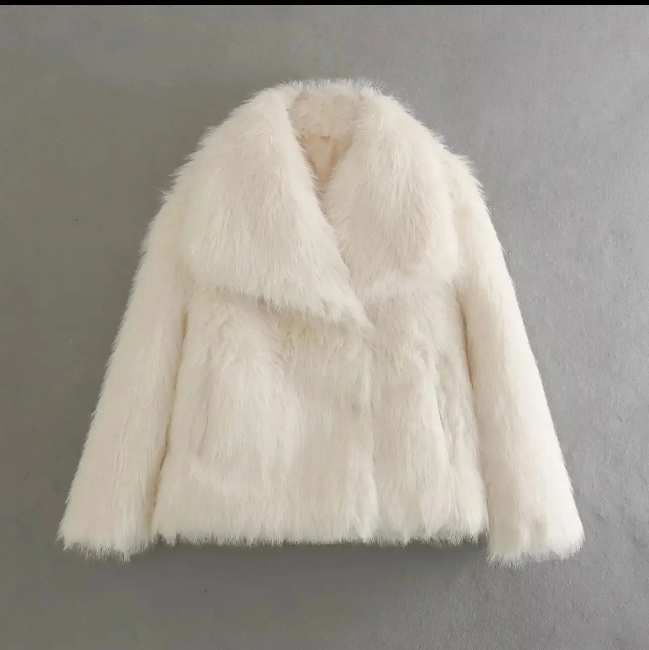 Amelia - Damen Kunstfelljacke flauschig