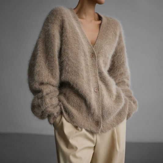Mara – Kaschmir-Cardigan für Damen mit V-Ausschnitt