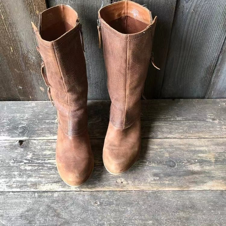 Dakota – Damen Stiefel mit Doppelreißverschluss