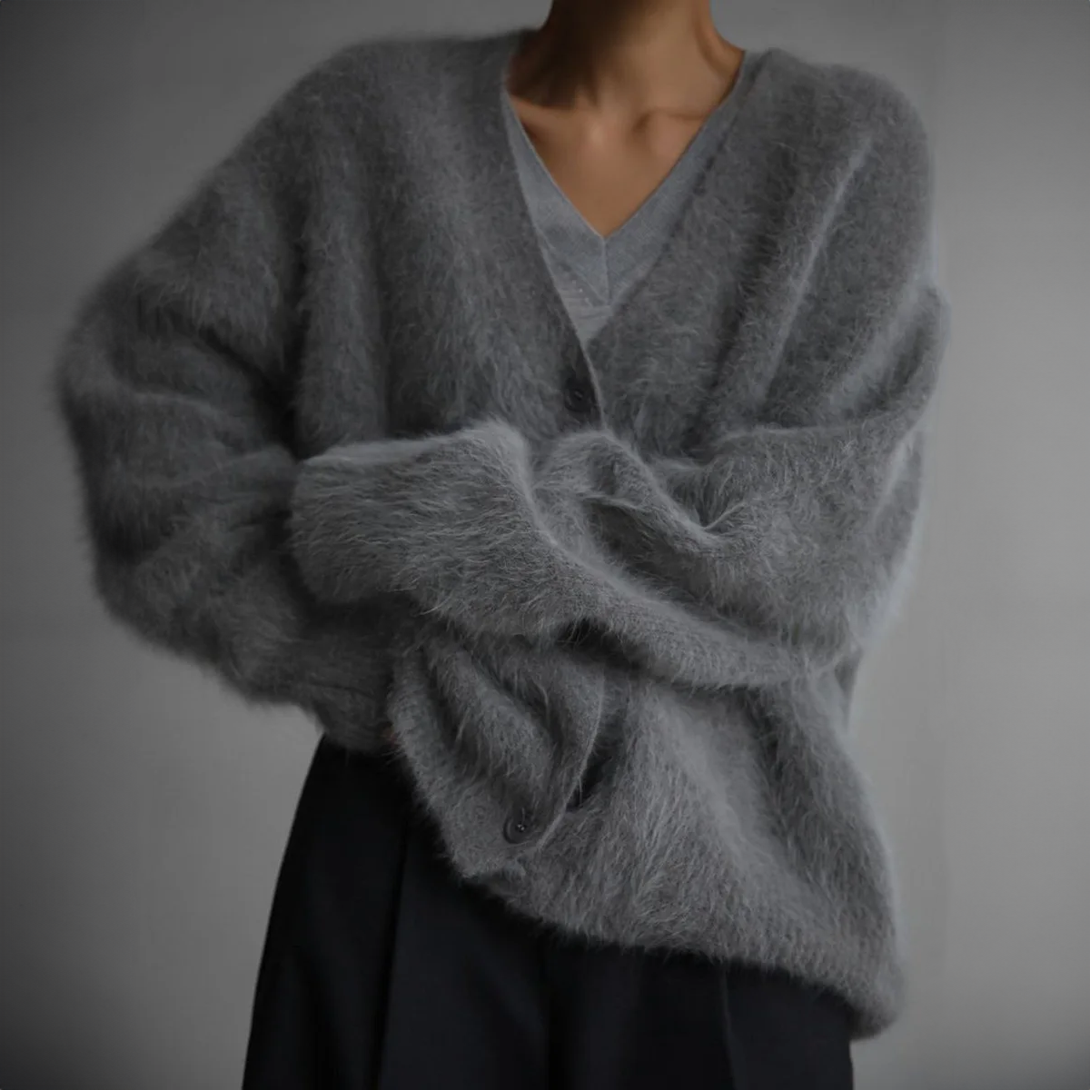 Mara – Kaschmir-Cardigan für Damen mit V-Ausschnitt