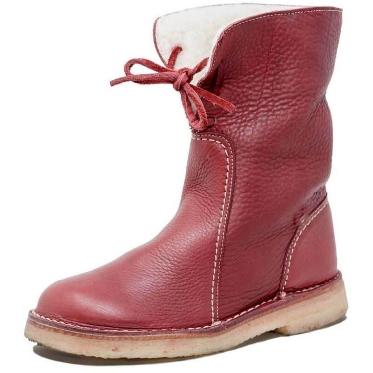 Anna - Damen Lederstiefel mit Fellfutter