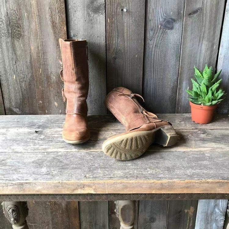 Dakota – Damen Stiefel mit Doppelreißverschluss