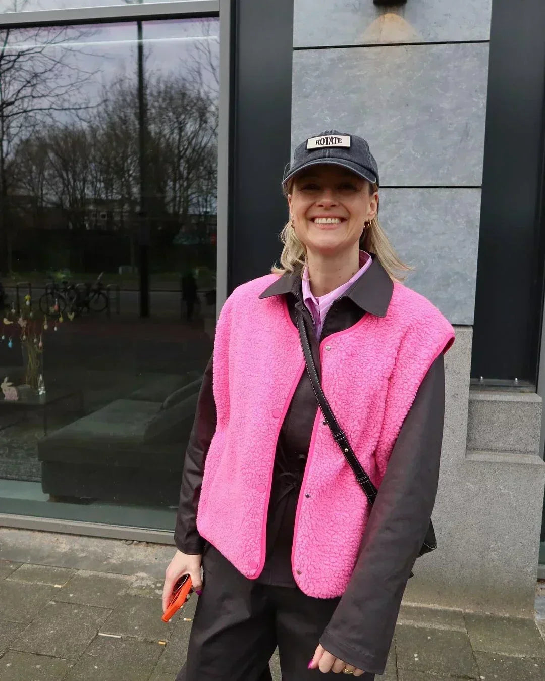 Isabelle - Fleece Weste Damen Streetwear
