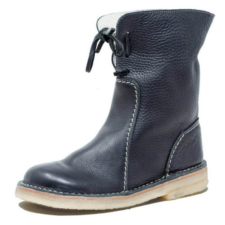 Anna - Damen Lederstiefel mit Fellfutter