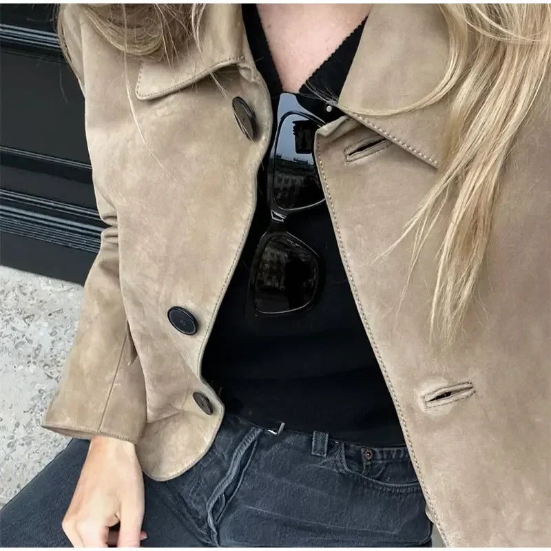 Mona - Damen Kurzjacke mit Knöpfen