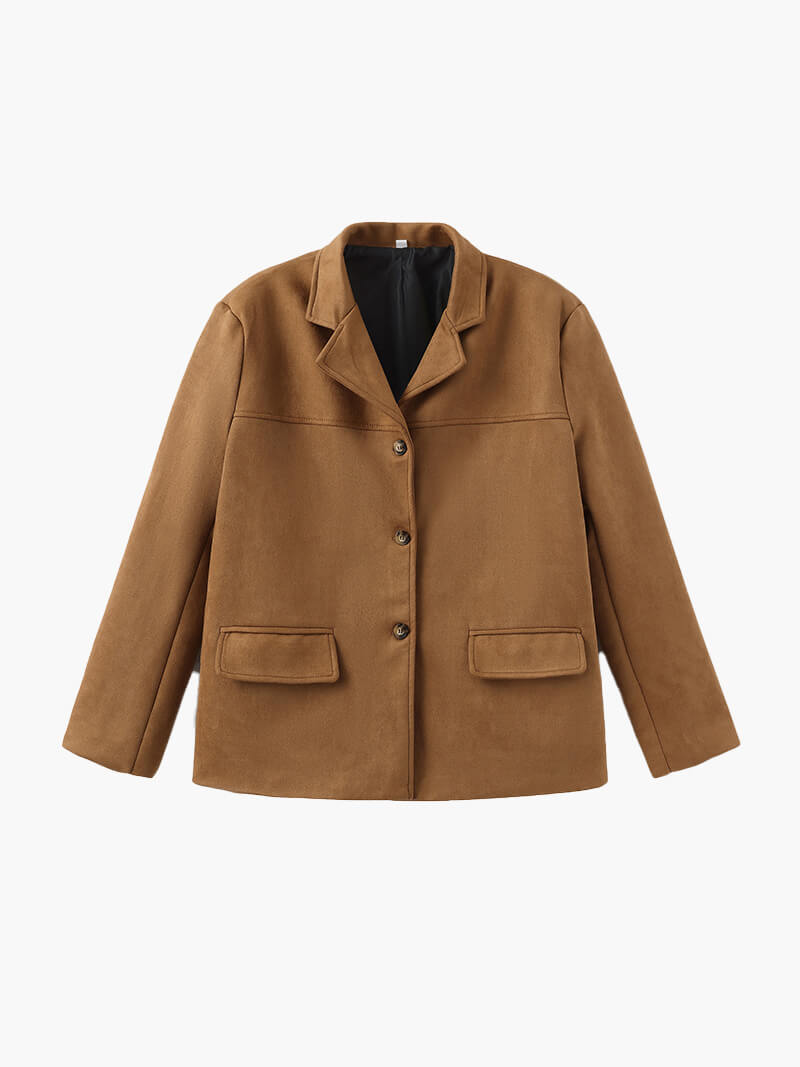 Clara – Damen Jacke aus Wildlederoptik