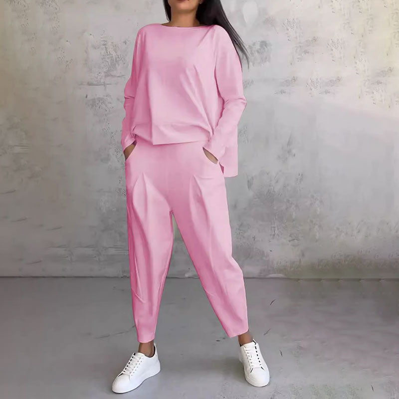Liora - Damen Zweiteiler mit Langarmshirt und Hose