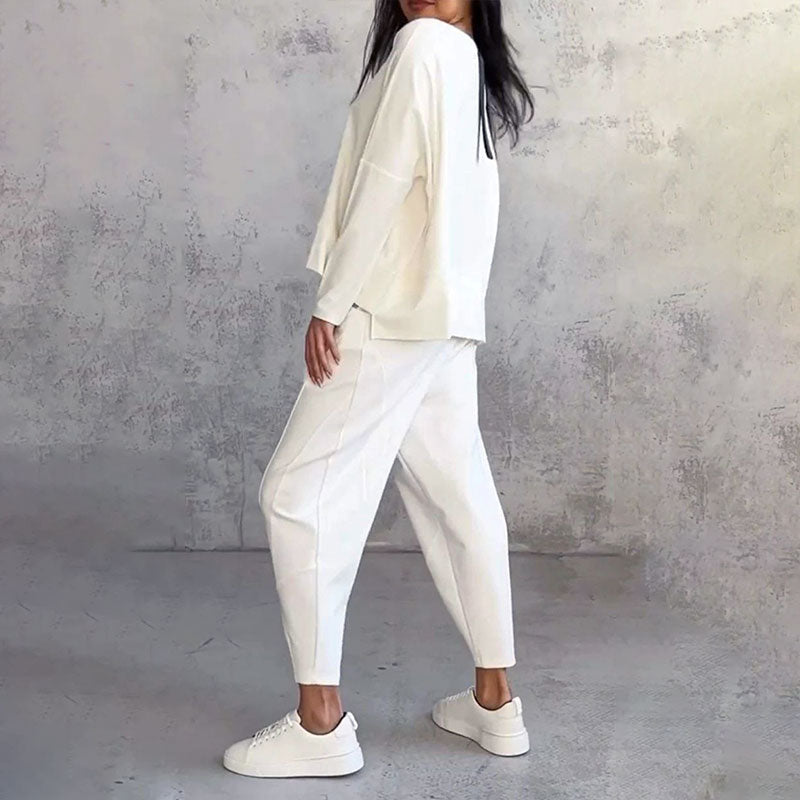 Liora - Damen Zweiteiler mit Langarmshirt und Hose