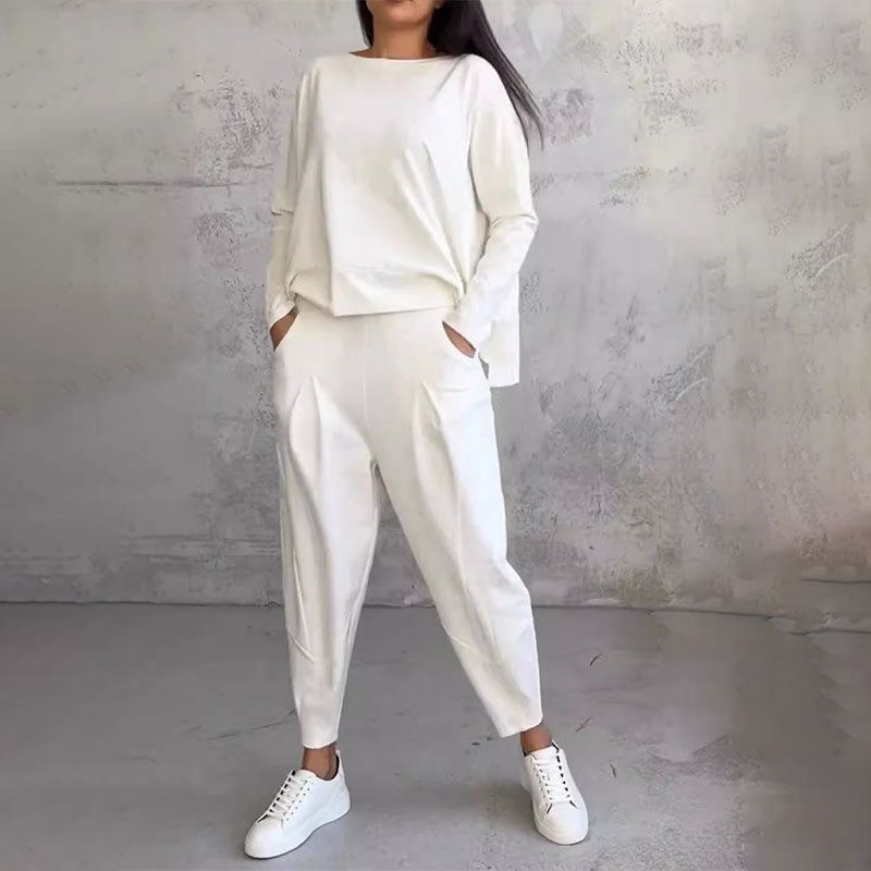 Liora - Damen Zweiteiler mit Langarmshirt und Hose
