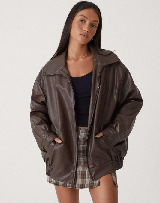 Mara - Damen Minirock mit Schlitz und Karomuster